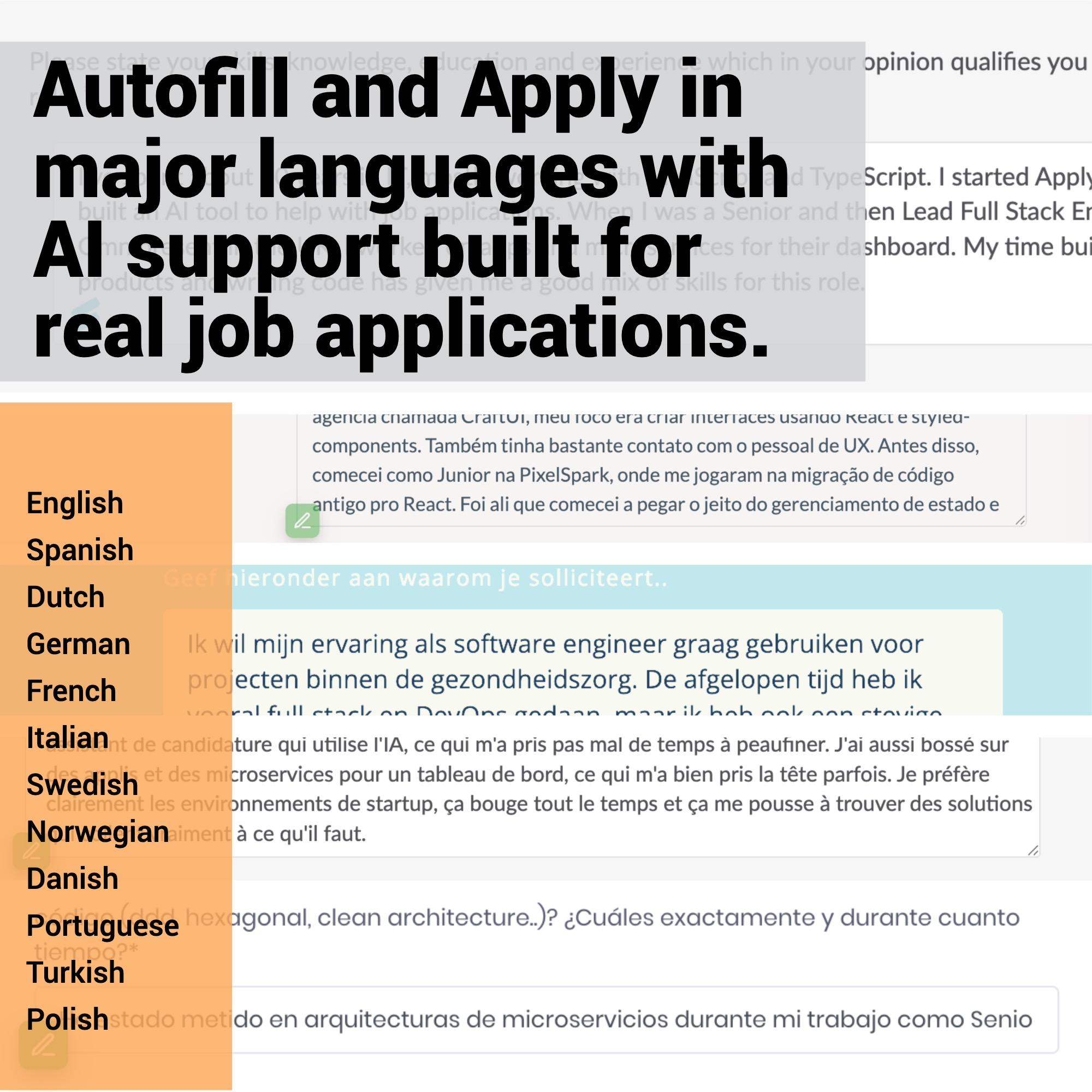 Multilingual Job Description Detection and Form Autofill
